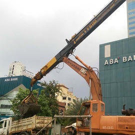 ความลึกสูงสุดขุดเจาะ 26M Excavator Telescopic Boom Foundation เครื่องมือขุดเจาะอุปกรณ์ขุดเจาะ