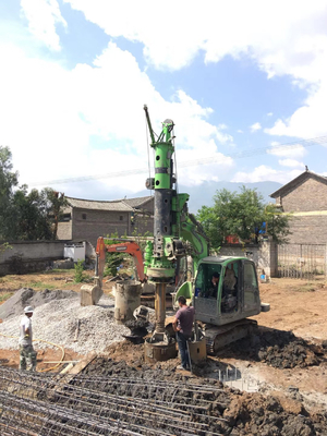 Tysim Kr40a แรงบิดเสาเข็มไฮดรอลิก 45kn.M แรงดึงหลักของกว้าน 4.5t