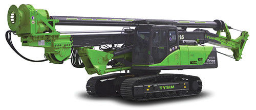 คุณภาพ  KR125A 37m / 45m Drilling Depth Bored Pile Equipment , Foundation Drill Rigs 34 T Overall Weight โรงงาน