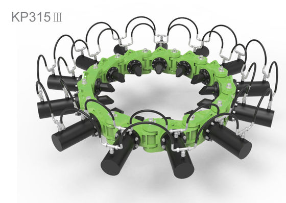 คุณภาพ  Crush Round Concrete Pile Head Hydraulic Pile Breaker For Excavator , Pile Diameter 300~1050mm TYSIM KP315A โรงงาน