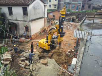 Bored Pile Driver Hire , Driven Piles Construction Hydraulic Rig Machine 6.1T Total Weight