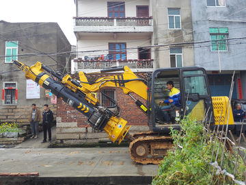 Bored Pile Driver Hire , Driven Piles Construction Hydraulic Rig Machine 6.1T Total Weight