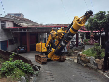 เครื่องตอกเสาเข็ม 7 - 40 รอบต่อนาที เครื่องเจาะหลุมเจาะ 30 M / นาที ความเร็วสายกว้านหลัก KR50A เครื่องตอกเสาเข็มแบบหมุน