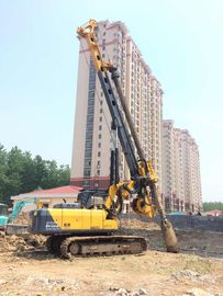 Rotary Piling Rig For 28 m Drilling Depth 1m Dia Bored Pile Foundation 24 Ton Weight