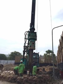 เครื่องตอกเสาเข็ม 8 - 30 รอบต่อนาทีสำหรับการก่อสร้างฐานรากความลึกเจาะ 43 เมตร