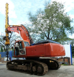 50 KN.M Max Torque Micro Rotary Driling Rig เครื่องตอกเสาเข็มโรตารี่ 24 M ความลึกในการเจาะ