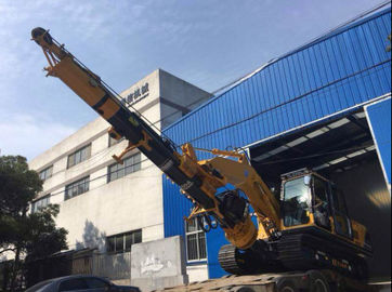 50 KN.M Max Torque Micro Rotary Driling Rig เครื่องตอกเสาเข็มโรตารี่ 24 M ความลึกในการเจาะ