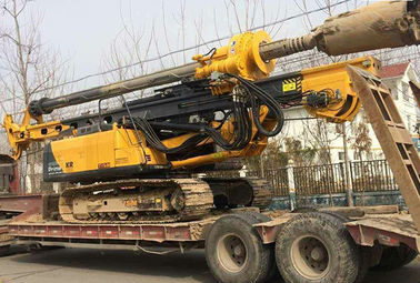 KR80A 28 m เจาะลึกดีไฮดรอลิกเครื่องตอกเสาเข็มเจาะแบบโรตารี่ด้วยความเร็วในการหมุน 8 ~ 30 รอบต่อนาที
