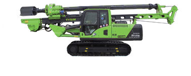 KR80A 28 m เจาะลึกดีไฮดรอลิกเครื่องตอกเสาเข็มเจาะแบบโรตารี่ด้วยความเร็วในการหมุน 8 ~ 30 รอบต่อนาที