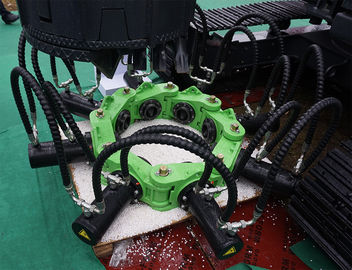 KP380A เครื่องตอกเสาเข็มคอนกรีต เครื่องตัดเสาเข็มไฮดรอลิก เส้นผ่านศูนย์กลางเสาเข็ม 600 - 1800 มม. สูงสุด ความดันฝูงชน 180 mm