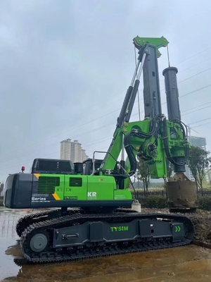 อุปกรณ์เจาะแบบหมุนไหวแบบไฮดรอลิกแบบสูง 320kN.M ทอร์ค 2000 กว้าง เครื่องเจาะไฮดรอลิกครอลเลอร์