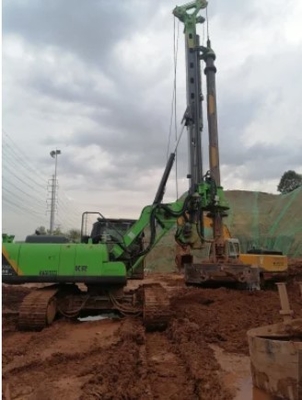 Kr300es เครื่องเจาะเสาเข็มเจาะหลุมดินแบบพกพา 2000mm
