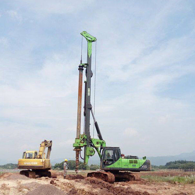 แท่นตอกเสาเข็มโรตารี่ขนาดกลางพร้อมแชสซีชั้นหนึ่ง Kr150c Pile Driver 150 KN.M