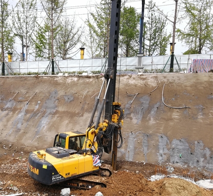 Kr80A แท่นตอกเสาเข็มโรตารีขนาดเล็ก สำหรับงานเจาะไฮดรอลิก Constructon 1,000 มม