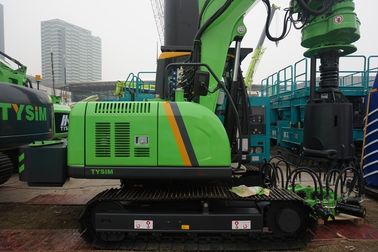 เครื่องตอกเสาเข็ม 7 - 40 รอบต่อนาที เครื่องเจาะหลุมเจาะ 30 M / นาที ความเร็วสายกว้านหลัก KR50A เครื่องตอกเสาเข็มแบบหมุน