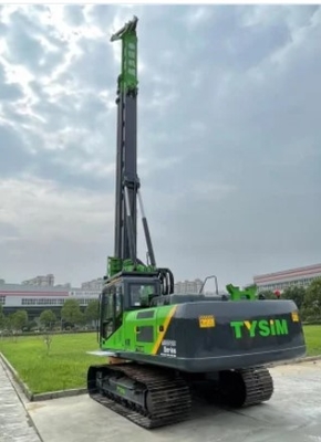 CAT Chassis เครื่องเจาะไฮดรอลิกหมุน KR150C ด้วยความเร็ว 7-26 รอบ / นาที