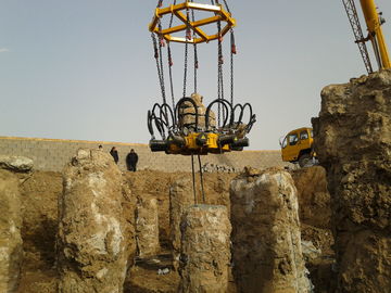 TYSIM KP380A Steel Casing Module ไฮดรอลิก Round Pile Breaker เส้นผ่านศูนย์กลางเสาเข็ม 600~1800 mm Max.rod ความดัน 600 kN