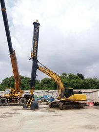 ความลึกสูงสุดขุดเจาะ 26M Excavator Telescopic Boom Foundation เครื่องมือขุดเจาะอุปกรณ์ขุดเจาะ