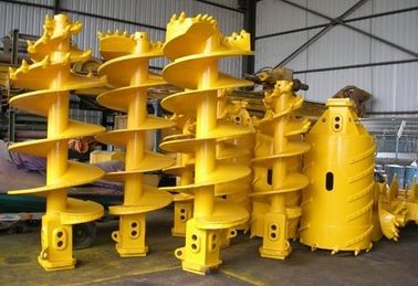 Rotary Drilling Tools Double Walled Bore Barrel , Rock Drilling Rig Steel Drilling Tools Drilling Augers Buckets