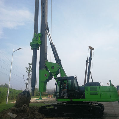 เครื่องตอกเสาเข็มความลึกเจาะสูงสุด เครื่องตอกเสาเข็มไฮดรอลิก 32m KR90c