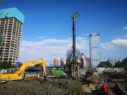 KR125A 37 ม./43 ม. เส้นผ่านศูนย์กลางความลึก 1300 มม. เครื่องตอกเสาเข็มแบบหมุน