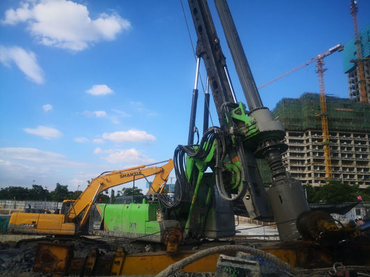 KR125A 37 ม./43 ม. เส้นผ่านศูนย์กลางความลึก 1300 มม. เครื่องตอกเสาเข็มแบบหมุน