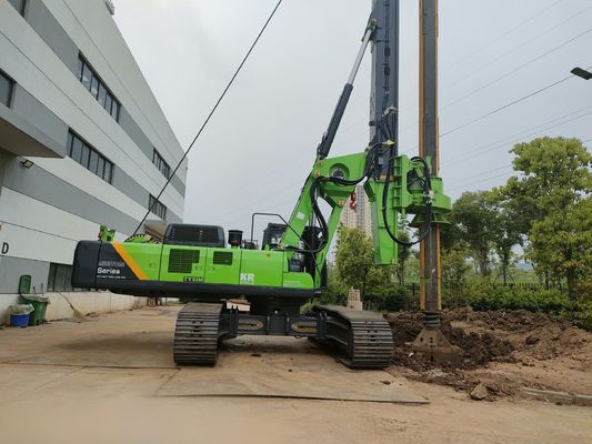 เครื่องตอกเสาเข็ม 90 KN 3000 Mm สว่านโรตารี่ 40 T Pile