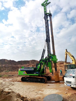 150 KN.M ความลึก 52 เมตรตอกเสาเข็มไฮดรอลิกเครื่องตอกเสาเข็ม 1500 มม. เส้นผ่านศูนย์กลางการเจาะความเสถียรสูงต้นทุนต่ำ