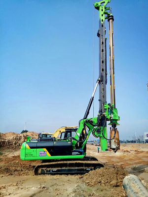 150 KN.M ความลึก 52 เมตรตอกเสาเข็มไฮดรอลิกเครื่องตอกเสาเข็ม 1500 มม. เส้นผ่านศูนย์กลางการเจาะความเสถียรสูงต้นทุนต่ำ