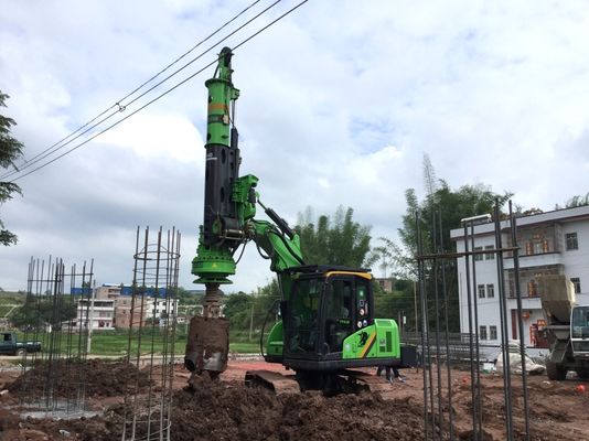 เครื่องตอกเสาเข็มไฮดรอลิกขนาดเล็กแบบยืดหยุ่นแรงบิดสูงสุด 40kN.M สูงสุด