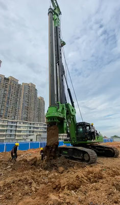 ความลึกการเจาะ 31m พื้นฐานพูล เครื่องเจาะพูลหมุน พื้นเจาะพูล กว้าง 2000 มม ห้องหัวต่ํา