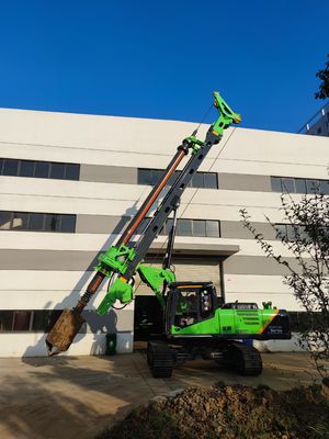 KR125ES เครื่องตอกเสาเข็มโรตารี่ความลึก 20m เส้นผ่านศูนย์กลาง 1800mm