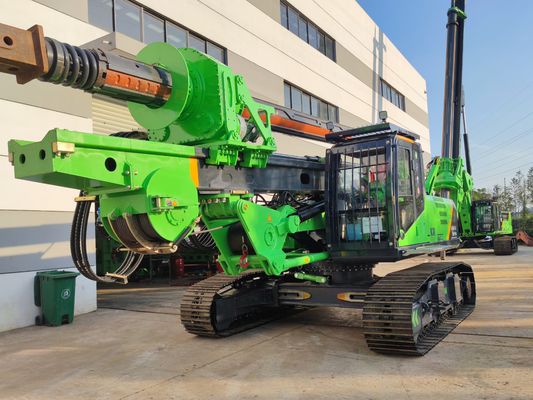 KR125ES เครื่องตอกเสาเข็มโรตารี่ความลึก 20m เส้นผ่านศูนย์กลาง 1800mm