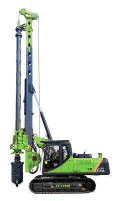 อิเล็กทรริก Rotary Piling Rig ด้วย 90 kN.m ทอร์ค 45 m ความลึก Zero Emission สําหรับการก่อสร้างรากฐานเมือง
